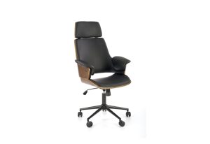 Expedo Kancelárska stolička KRAGLIN, 65×112-122×65, orech/čierna