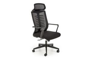 Expedo Kancelárska stolička LAILA, 60×118-128×62, čierna