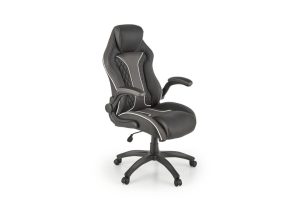 Expedo Kancelárska stolička ROCKET, 65×117-124×70, čierna/popol