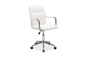 Expedo Detská stolička KEDE Q-022, 51×87-97×40, biela ekokoža