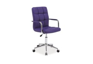 Expedo Detská stolička KEDE Q-022, 51×87-97×40, fialová ekokoža