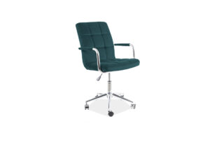 Expedo Detská stolička KEDE Q-022 VELVET, 51×87-97×40, bluvel 78, zelená