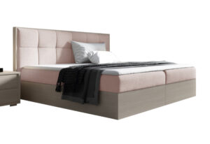 Expedo Manželská posteľ ISABELA 2, 160×200, nordic teak/faro 14