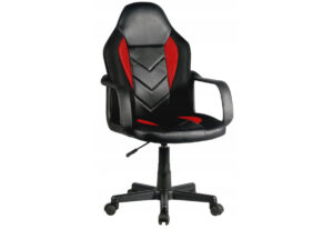Expedo Kancelárska stolička KORAD FG-C18, 56×93-105×59, červená/čierna