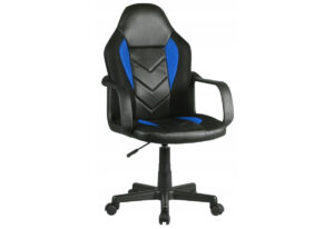 Expedo Kancelárska stolička KORAD FG-C18, 56×93-105×59, modrá/čierna