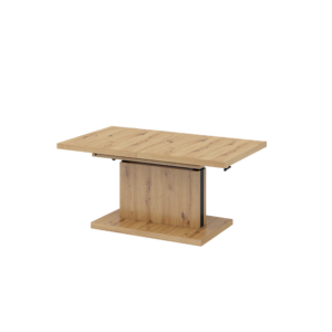 Jedálenský/konferenčný rozkladací stôl, dub artisan, 120-200×70 cm, ARTON